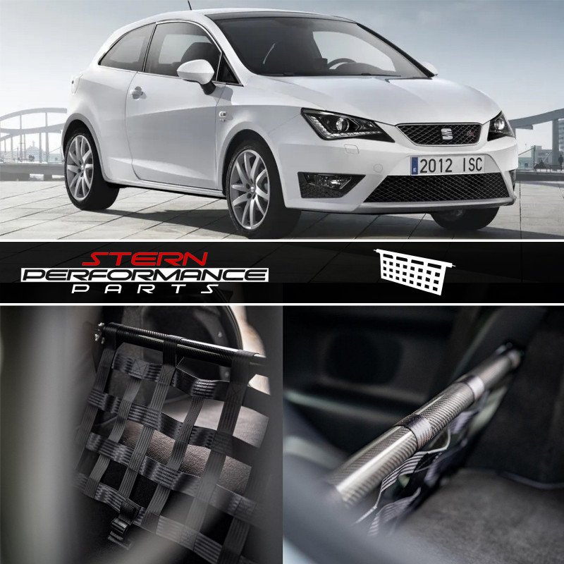 Clubsport Set - Carbon Strebe mit Netz für Seat Ibiza 6J / 6P